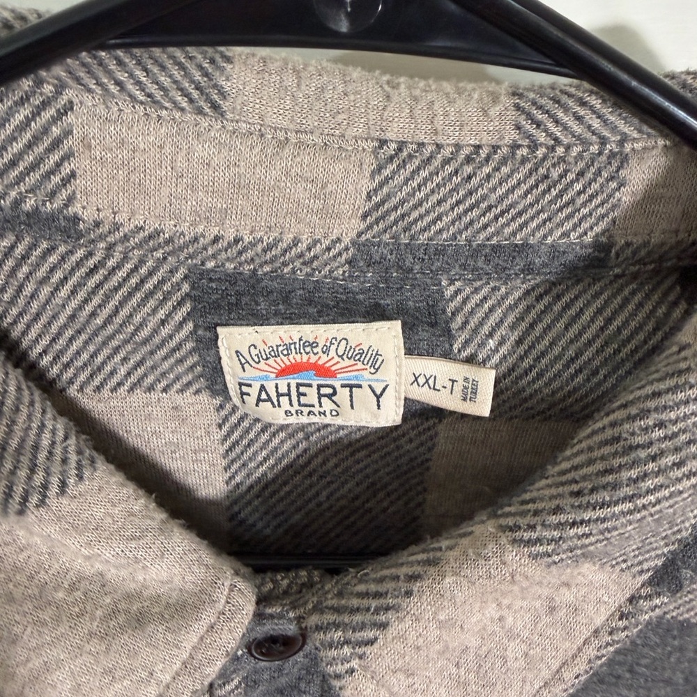 Faherty grey Checkered Button Down Shirt - image 3